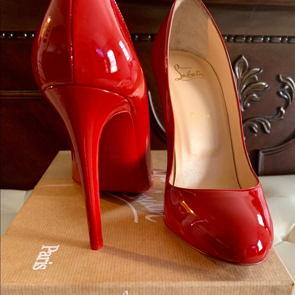 New Christian Louboutin Pump, Fifalle, Sz 42, RED